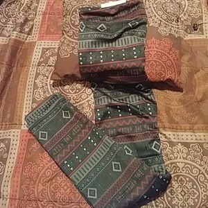 Ladies fleece lined leggings